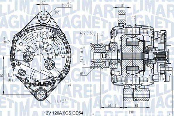 Magneti Marelli 063732045010 - Alternateur cwaw.fr