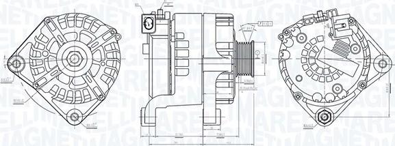 Magneti Marelli 063732041010 - Alternateur cwaw.fr