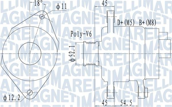 Magneti Marelli 063732048010 - Alternateur cwaw.fr