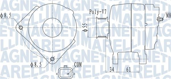 Magneti Marelli 063732054010 - Alternateur cwaw.fr