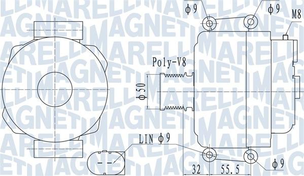 Magneti Marelli 063732055010 - Alternateur cwaw.fr