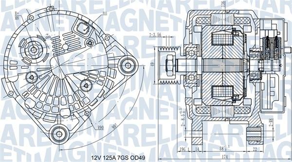 Magneti Marelli 063732058010 - Alternateur cwaw.fr