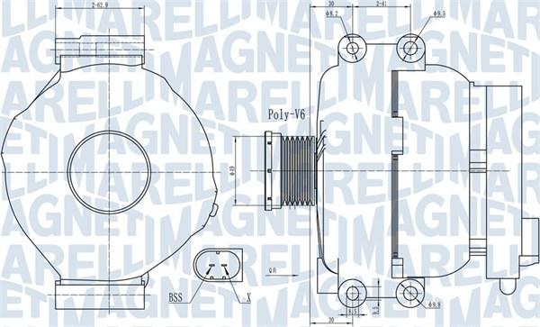 Magneti Marelli 063732009010 - Alternateur cwaw.fr