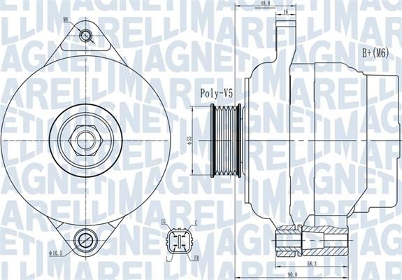 Magneti Marelli 063732004010 - Alternateur cwaw.fr