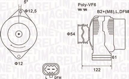 Magneti Marelli 063732005010 - Alternateur cwaw.fr