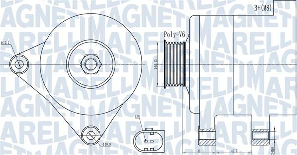 Magneti Marelli 063732000010 - Alternateur cwaw.fr