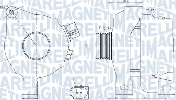 Magneti Marelli 063732001010 - Alternateur cwaw.fr