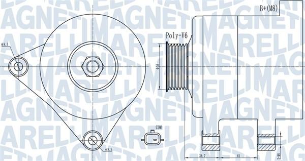 Magneti Marelli 063732003010 - Alternateur cwaw.fr