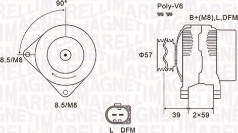 Magneti Marelli 063732002010 - Alternateur cwaw.fr