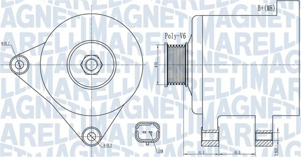 Magneti Marelli 063732015010 - Alternateur cwaw.fr