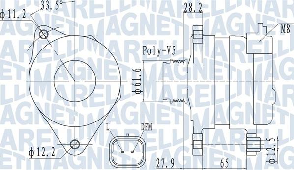 Magneti Marelli 063732016010 - Alternateur cwaw.fr