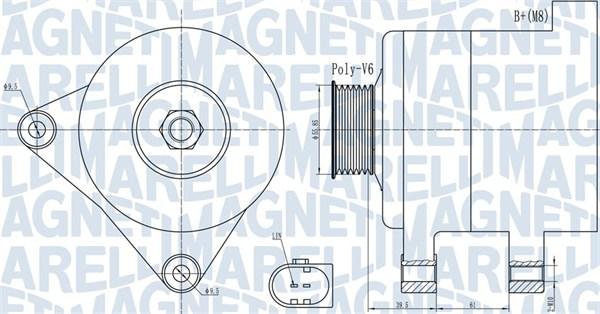 Magneti Marelli 063732011010 - Alternateur cwaw.fr