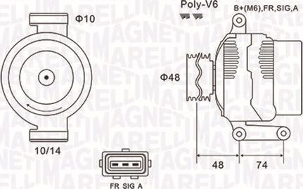 Magneti Marelli 063732034010 - Alternateur cwaw.fr