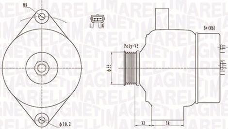 Magneti Marelli 063732026010 - Alternateur cwaw.fr