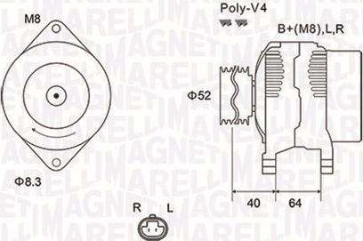 Magneti Marelli 063732023010 - Alternateur cwaw.fr