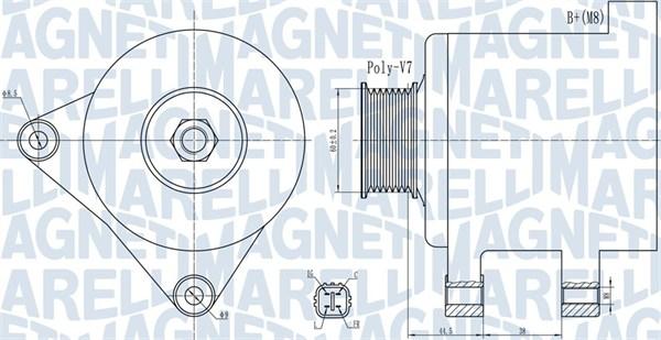 Magneti Marelli 063732078010 - Alternateur cwaw.fr