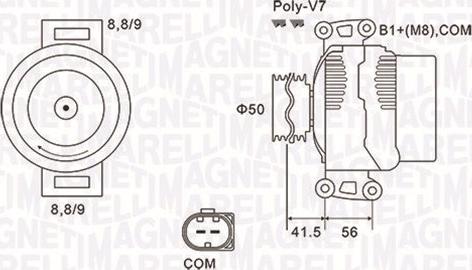 Magneti Marelli 063732108010 - Alternateur cwaw.fr