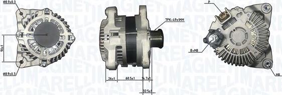 Magneti Marelli 063732186010 - Alternateur cwaw.fr