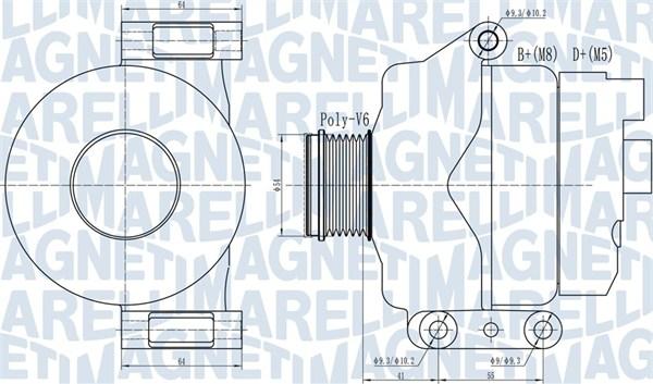 Magneti Marelli 063732132010 - Alternateur cwaw.fr