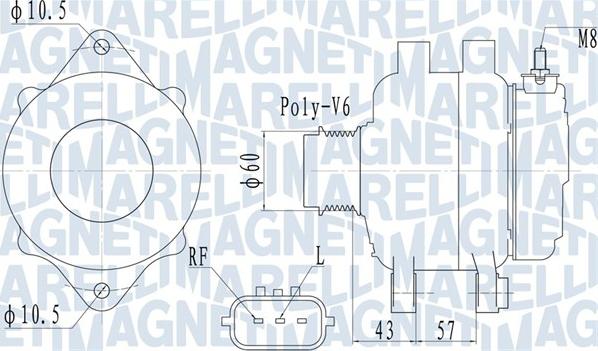 Magneti Marelli 063732122010 - Alternateur cwaw.fr