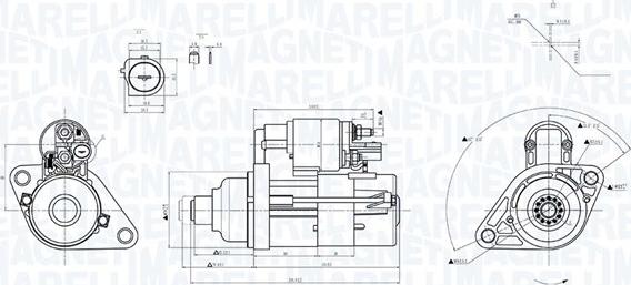 Magneti Marelli 063725634010 - Démarreur cwaw.fr