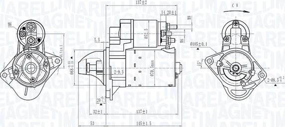 Magneti Marelli 063725395010 - Démarreur cwaw.fr