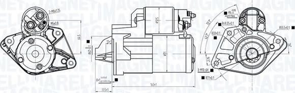 Magneti Marelli 063726278010 - Démarreur cwaw.fr