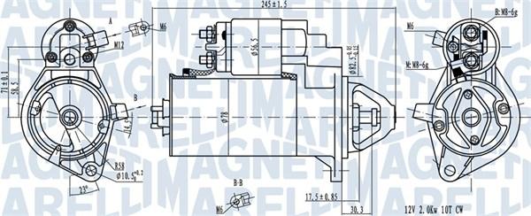 Magneti Marelli 063720976010 - Démarreur cwaw.fr