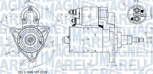 Magneti Marelli 063720597010 - Démarreur cwaw.fr