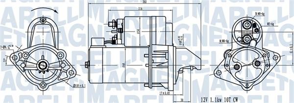 Magneti Marelli 063720519010 - Démarreur cwaw.fr