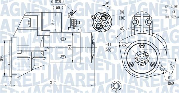 Magneti Marelli 063720660010 - Démarreur cwaw.fr