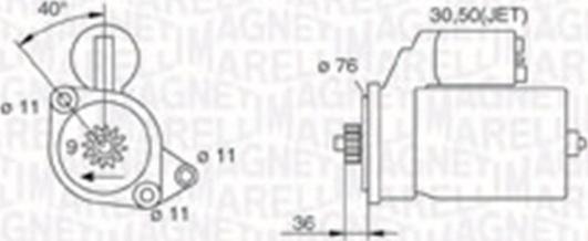 Magneti Marelli 063720618010 - Démarreur cwaw.fr