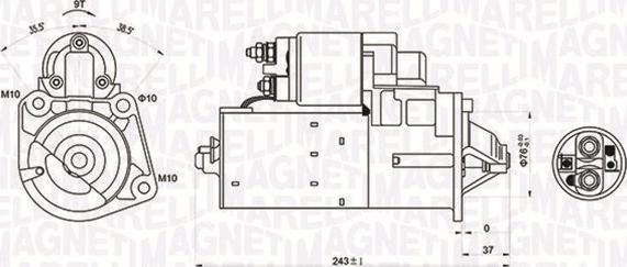 Magneti Marelli 063720680010 - Démarreur cwaw.fr