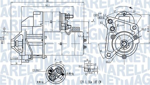 Magneti Marelli 063720681010 - Démarreur cwaw.fr