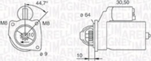 Magneti Marelli 063720371010 - Démarreur cwaw.fr