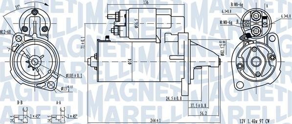 Magneti Marelli 063720282010 - Démarreur cwaw.fr