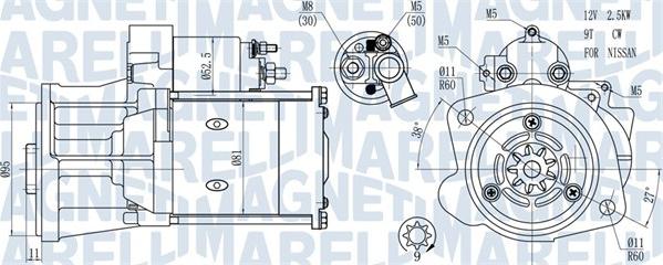 Magneti Marelli 063721491010 - Démarreur cwaw.fr