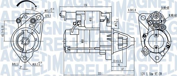 Magneti Marelli 063721458010 - Démarreur cwaw.fr