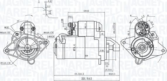 Magneti Marelli 063721415010 - Démarreur cwaw.fr