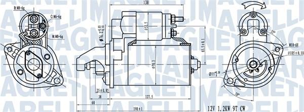 Magneti Marelli 063721413010 - Démarreur cwaw.fr