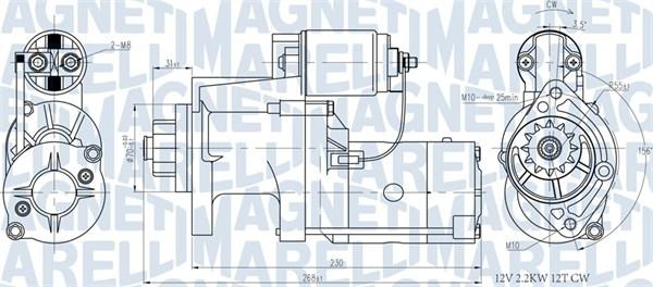 Magneti Marelli 063721439010 - Démarreur cwaw.fr