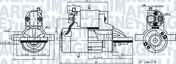 Magneti Marelli 063721436010 - Démarreur cwaw.fr