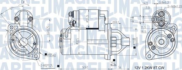 Magneti Marelli 063721433010 - Démarreur cwaw.fr