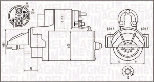 Magneti Marelli 063721421010 - Démarreur cwaw.fr