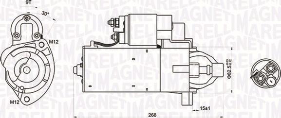 Magneti Marelli 063721423010 - Démarreur cwaw.fr