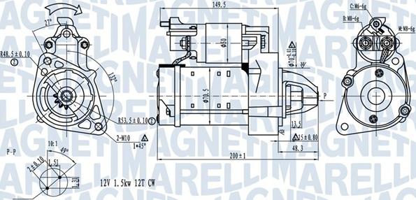 Magneti Marelli 063721527010 - Démarreur cwaw.fr