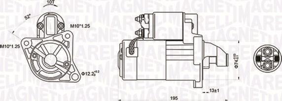 Magneti Marelli 063721096010 - Démarreur cwaw.fr