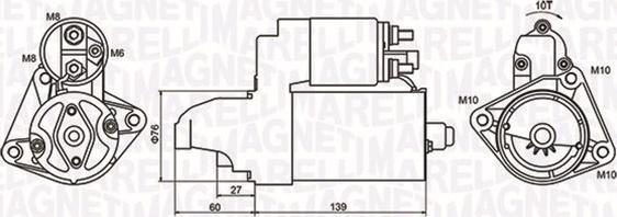 Magneti Marelli 063721050010 - Démarreur cwaw.fr