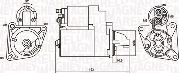 Magneti Marelli 063721053010 - Démarreur cwaw.fr