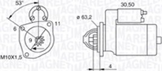 Magneti Marelli 063721057010 - Démarreur cwaw.fr